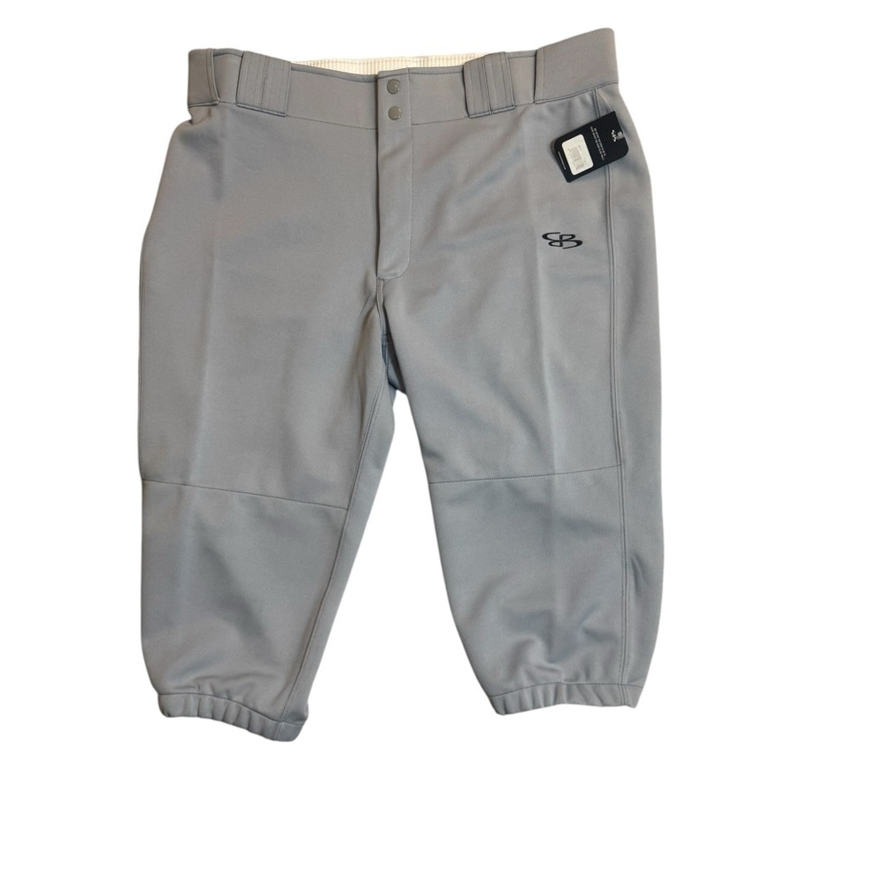 Boombah Baseball Pants Mens 40 Gray Knicker Style Athletic Baseball Pants